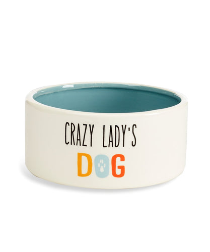 Crazy Lady's Dog Bowl