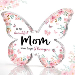 Mom Acrylic Butterfly - Pink