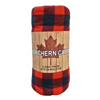 Buffalo Plaid Fleece Throw 50x60