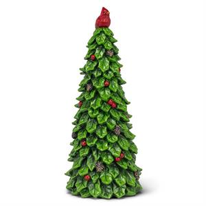 Holiday Tree with Cardinal
