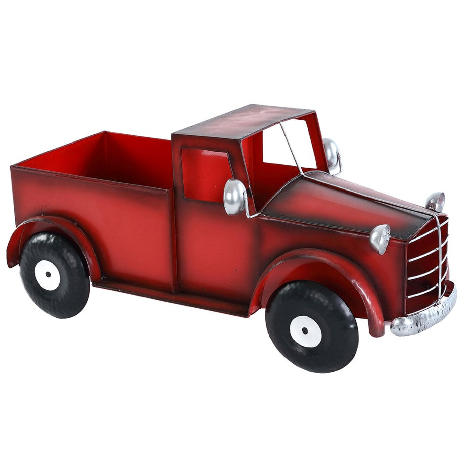 Metal Red Truck Container Large