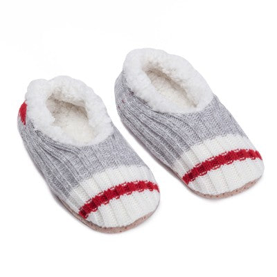 Cabin Grey Sherpa Slipper
