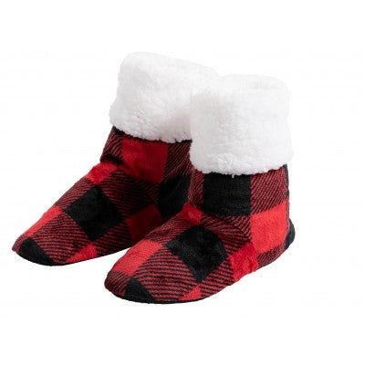 Buffalo Plaid Slipper Socks