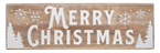 Carved Wooden Sign Merry Christmas